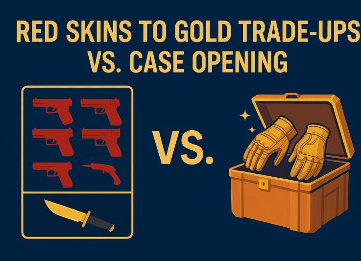 Red Skins to Gold Trade-Ups vs. Case Opening in CS2 (Guide)