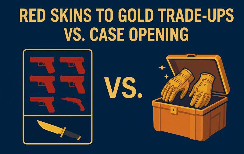Red Skins to Gold Trade-Ups vs. Case Opening in CS2 (Guide)