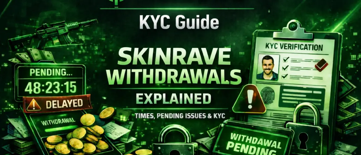 Skinrave Withdrawals Explained (2026): Times, Pending Issues & KYC