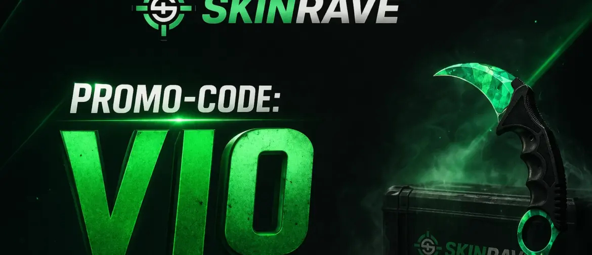 Skinrave Promo Code 2026: Claim “VIO” (And What It Actually Gets You)